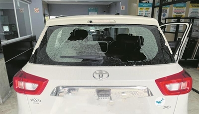 Arrested after violent attack on Waterfront Drive