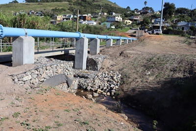New Hornlee sewer line completed