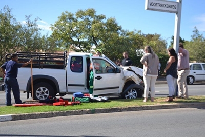 Ongeluk in Voortrekkerweg