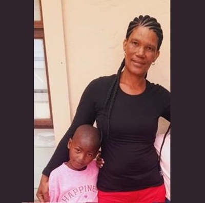 Gran and toddler set alight