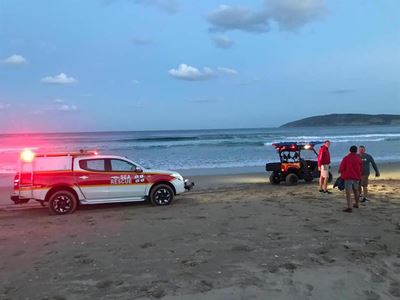 Young swimmer saved at Robberg Beach
