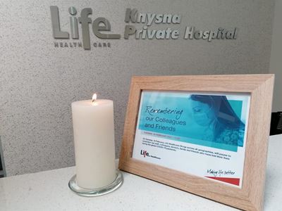 Hospital honours fallen medics