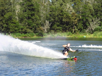 Spectacular slalom skiing in Rheenendal