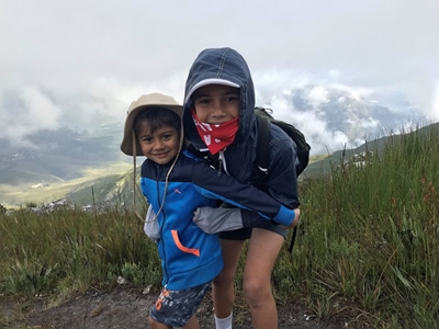 3-hour hike to George Peak no mean feat for 6-year-old