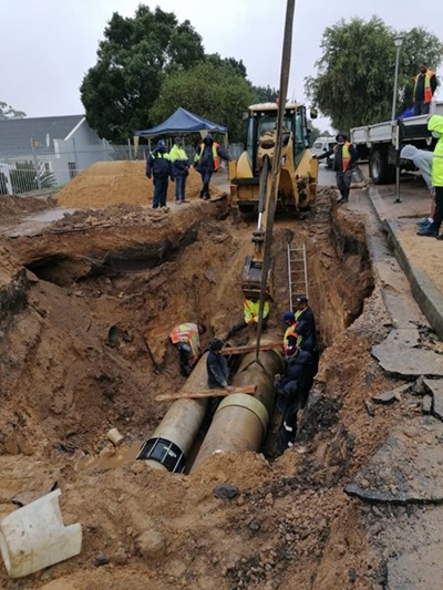 Update on water repairs: Genevafontein
