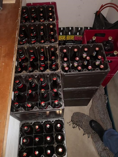 200 liter drank gekonfiskeer