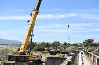 Dysfunctional Nqweba dam sluice valve replaced