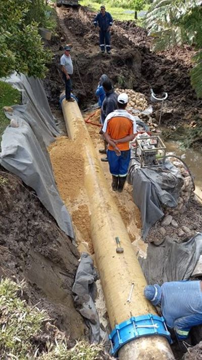 Update on extensive water outage: Repairs completed at Oewer Street