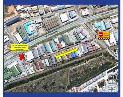 Industry Road closure is partial, not full road closure
