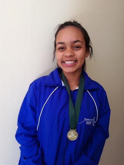 Candice on a netball winning streak