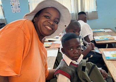 Exciting first day of school for Erika Primary’s Grade Ones