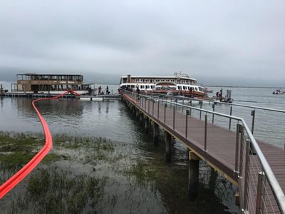 Work under way to raise Paddle Cruiser