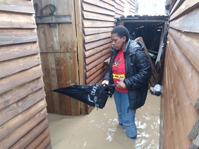 Rains and drains cause flooding