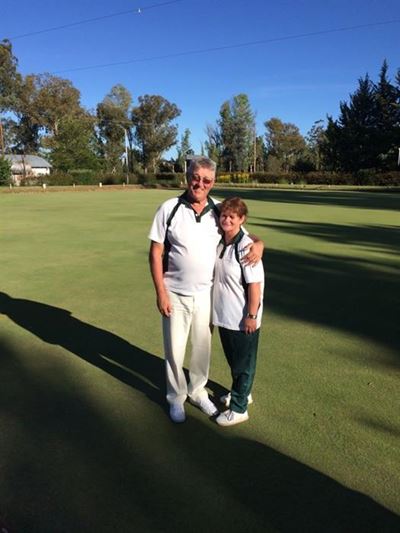 Fanie and Riana win Mixed Pairs
