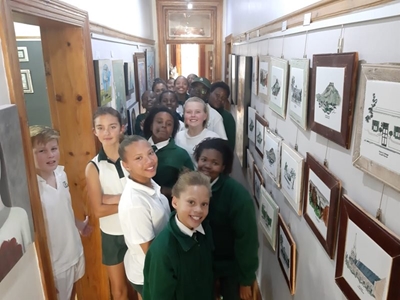 Young minds enjoying art