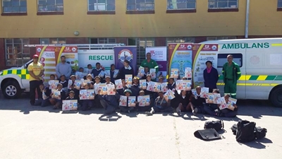 Children learn about water safety