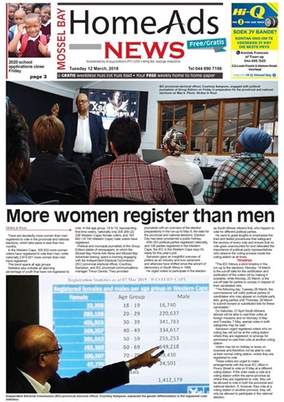 This week's Mossel Bay Home Ads News