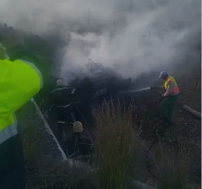 Vyf dood in brand
