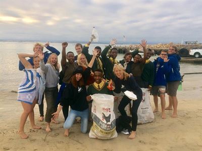 Indwe learners clean up Santos Beach