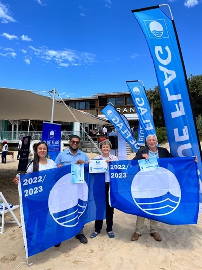 Blue Flags fly high at George beaches