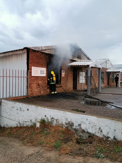 Fire at Voorbaai business