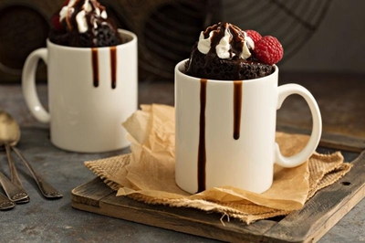 Yummy dishes, kids love cake in a cup!