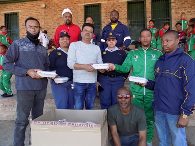 Junior soccer teams honour Madiba