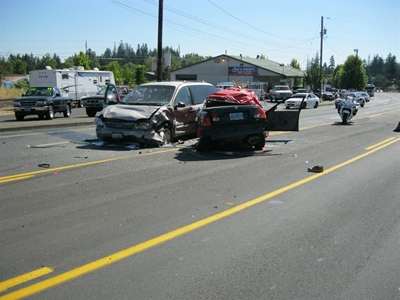 Prosedure om te volg na 'n motorongeluk