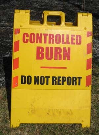 Onthou van beheerde brand!