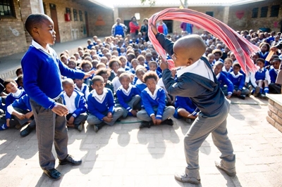 Children learn about water safety