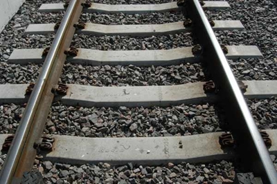 Ma los baba op treinspoor