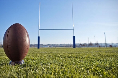 Rugbyspeler ryg toekennings in