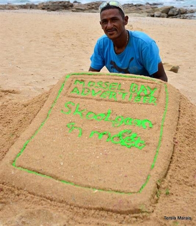 Strandkuns sy brood en botter