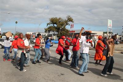 Update: Taxi protest against GO GEORGE