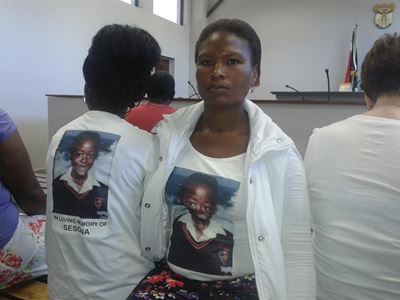 Postsponed murder case leads to protest