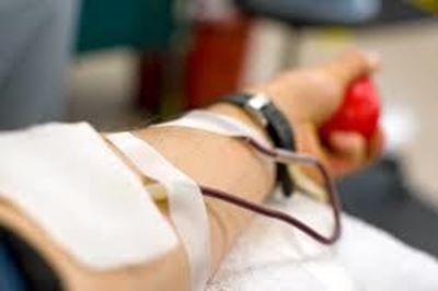 Giving blood and colds