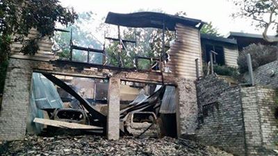 Arson investigated after fire in Knysna Heights