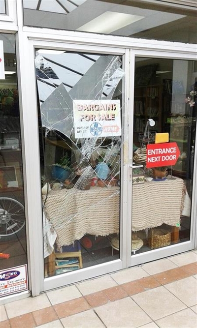 Break-in at SPCA Charity Shop