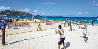 Beach tennis in Mossel Bay