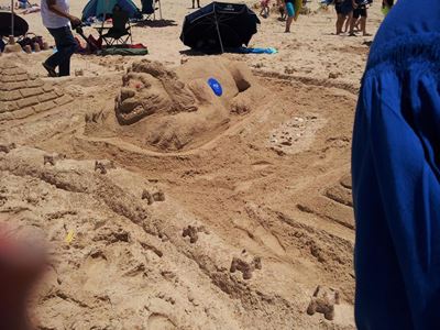 Sandcastle beach fun this holiday