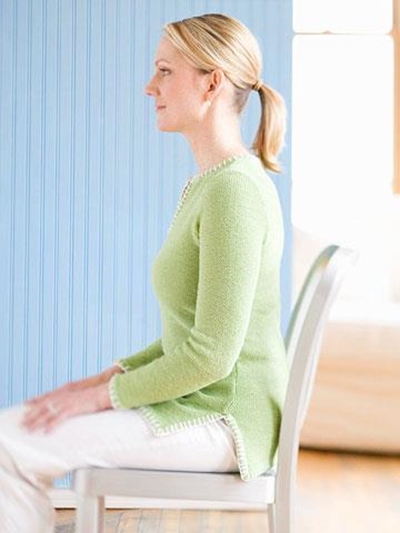 Maintain a good posture