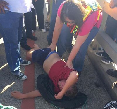Man attempts jump off Storms River Bridge