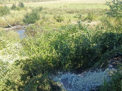 Repairs underway at sewerage station