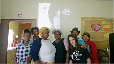 A21A-Team highlights human slavery