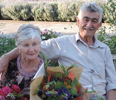 50 goue jare vir Le Riche-egpaar