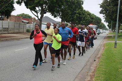 Military academy races for charity