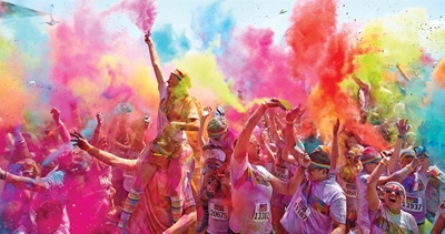 Summer Music Colour Run in Wilderness