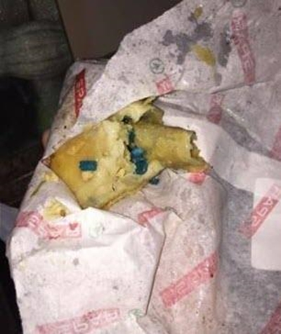 Poisoned samosa found in garden