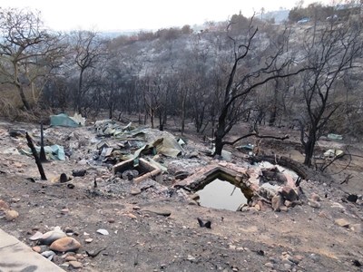 Donations for fire victims