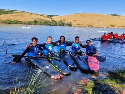 Podium finishes for Knysna in canoe polo nationals